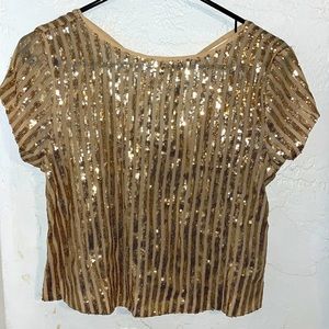 Gold sequence Guess blouse
